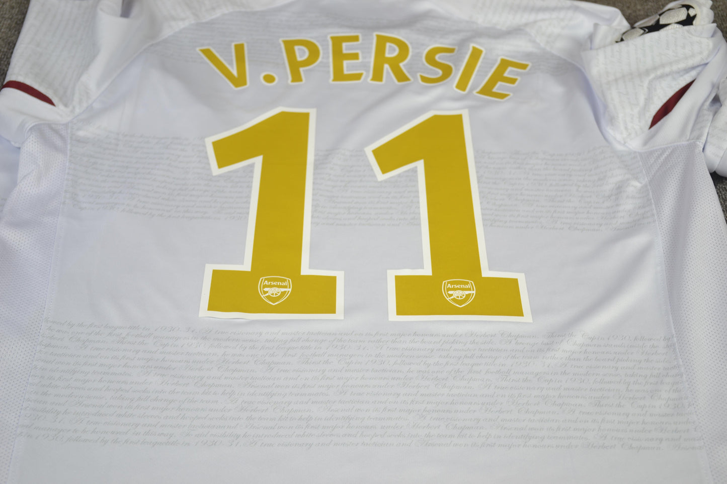 Camisa Arsenal Away 07/08 - Versão Retrô "V. Persie" Nº 11