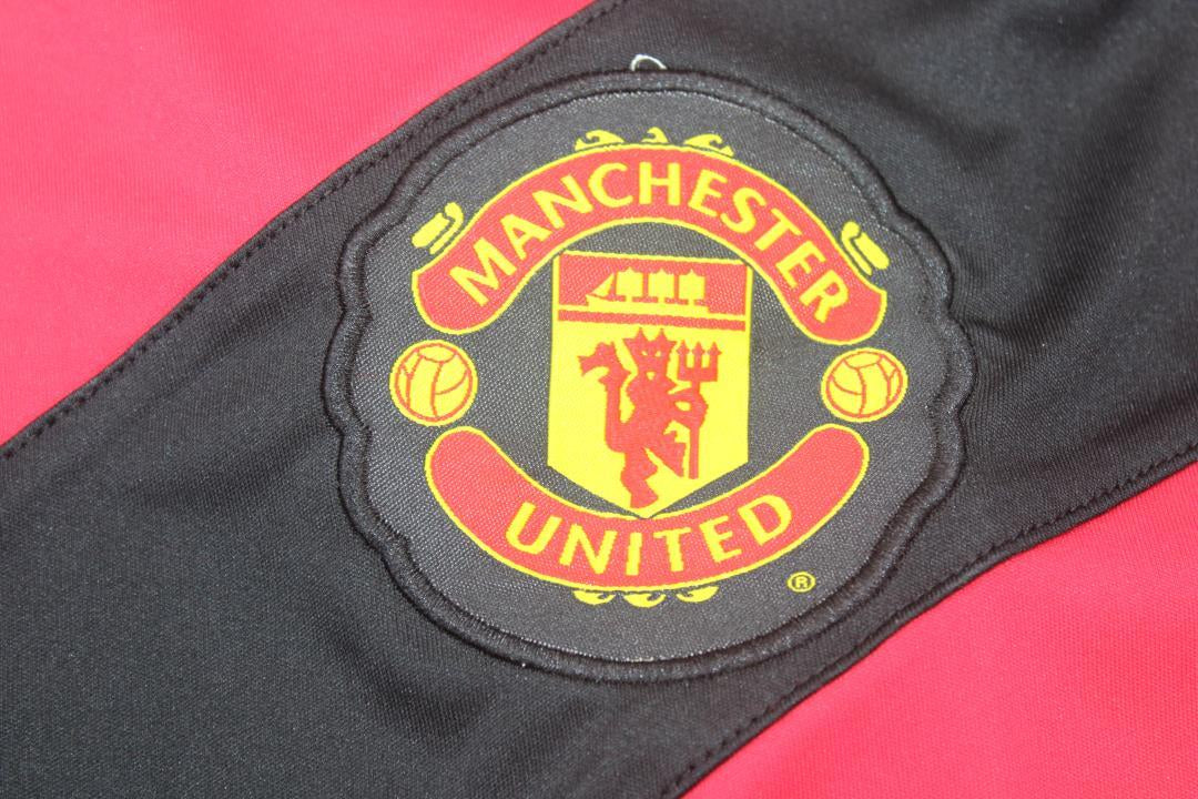 Camisa Manchester United Manga Longa Home 09/10 - Versão Retrô