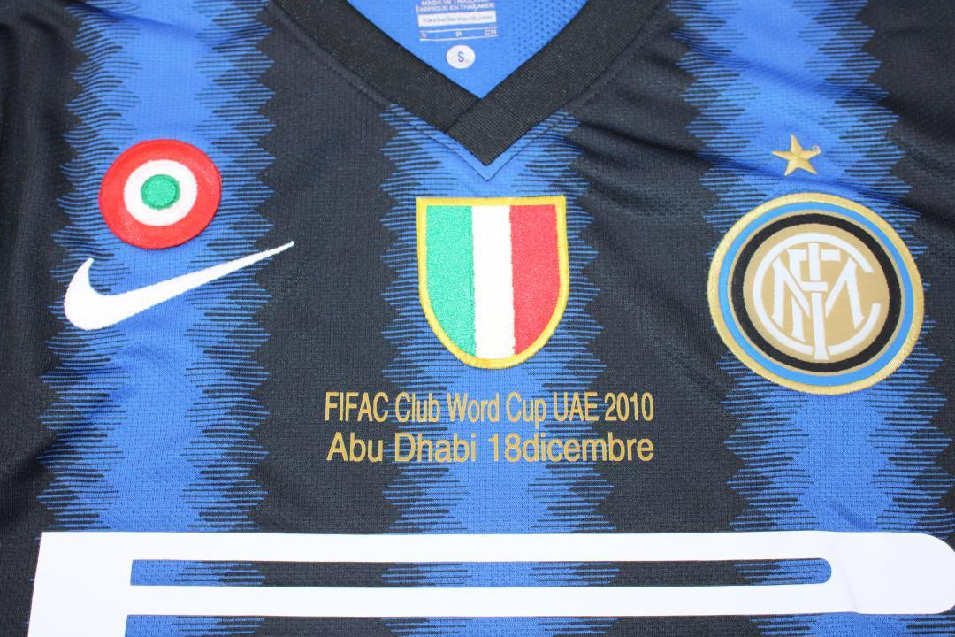 Camisa Retrô Inter de Milão Home Camisa Retrô  Word Cup Versão 10/11