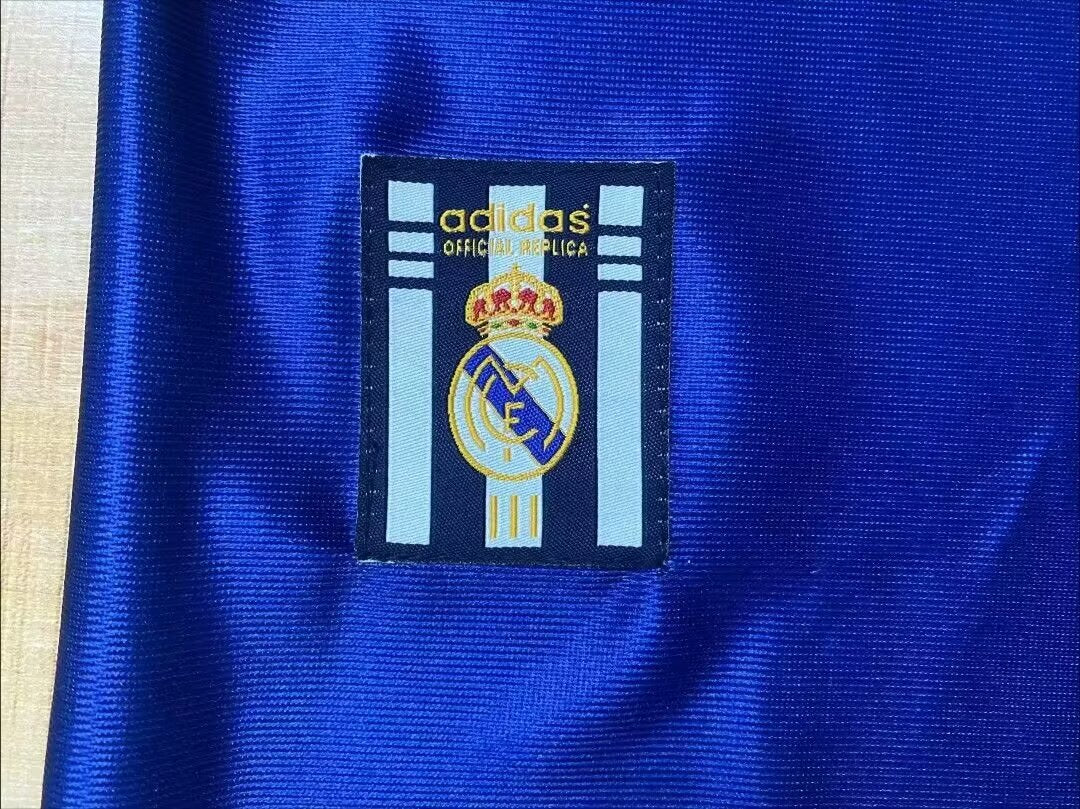 Camisa Real Madrid Manga Longa Away 98/99 - Versão Retrô