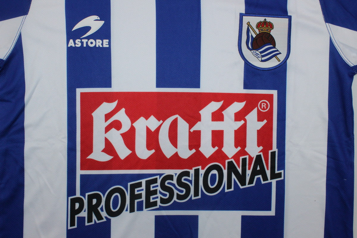 Camisa Real Sociedad Home 02/03 - Versão Retrô