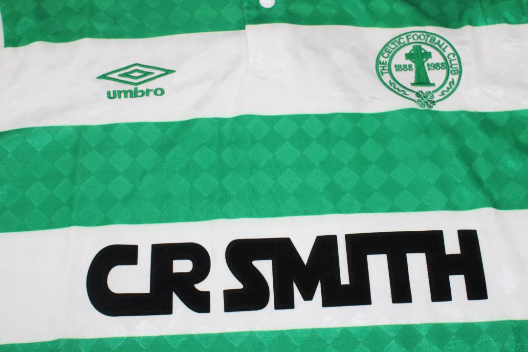 Camisa Celtic Manga Longa Home 87/88 - Versão Retrô