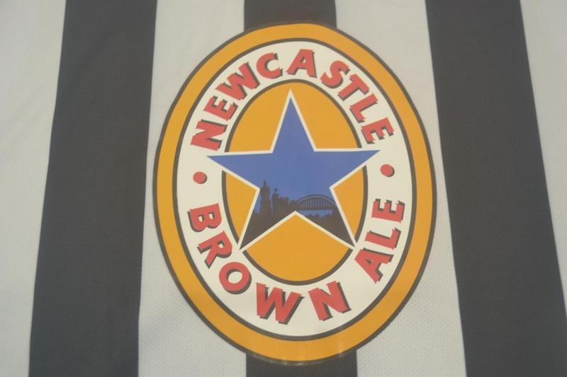 Camisa Newcastle United Manga Longa 97/99 - Versão Retrô "Shearer" Nº 9