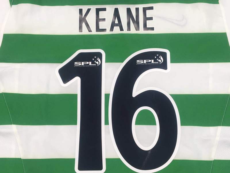 Camisa Celtic Home 05/06 - Versão Retrô "Keane" Nº 16