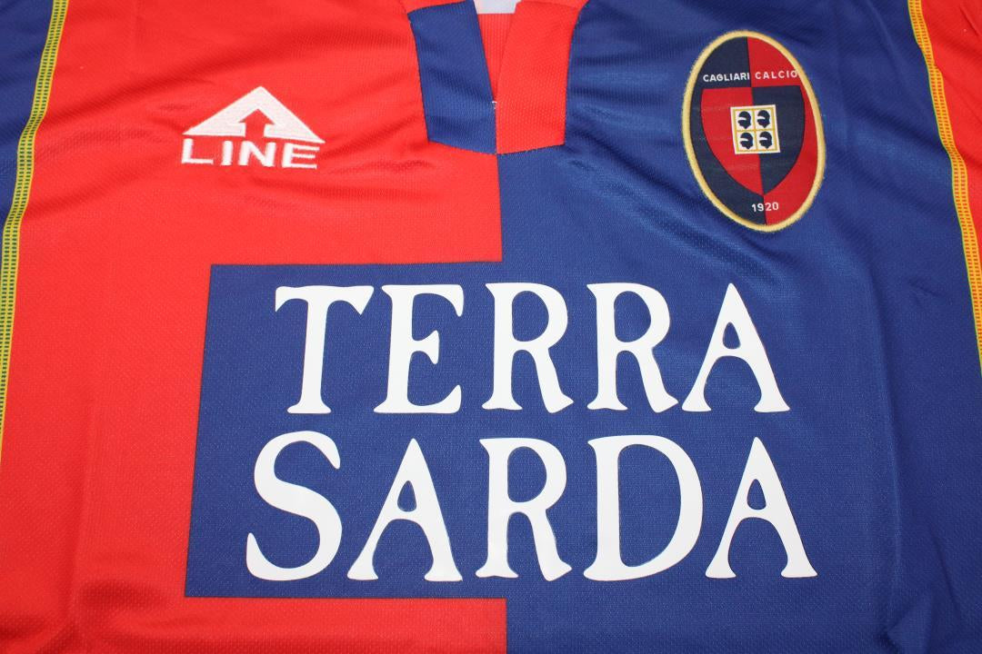 Camisa Retrô Cagliari Home 03/04