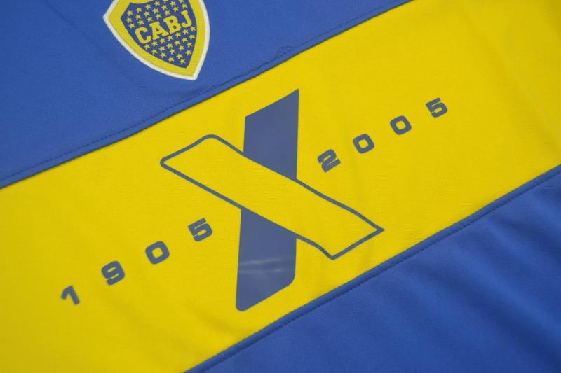 Camisa Boca Juniors Home 2005 - Versão Retrô "Roman" N° 10
