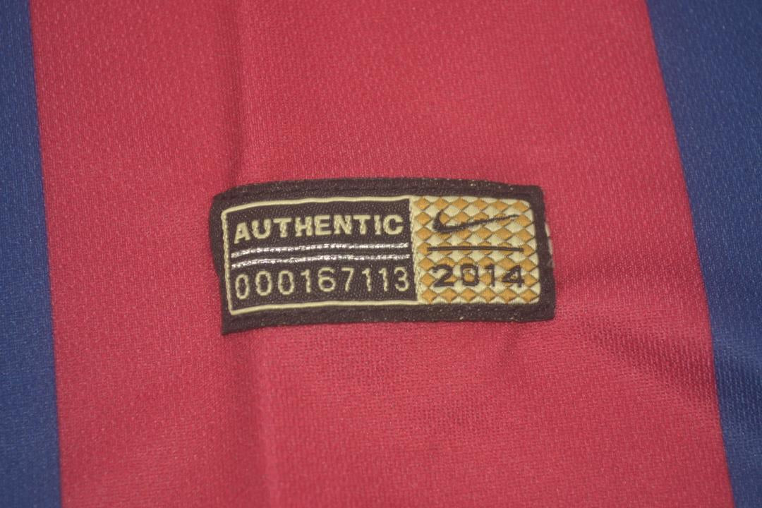 Camisa Barcelona Home 14/15 - Versão Retrô "Xavi" Nº 6