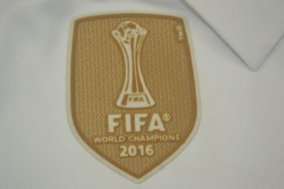 Camisa Real Madrid Manga Longa 16/17 - Versão Retrô "Sergio Ramos" Nº 4