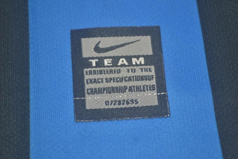 Camisa Inter de Milão Manga Longa 09/10 - Versão Retrô "Zanetti" Nº 4