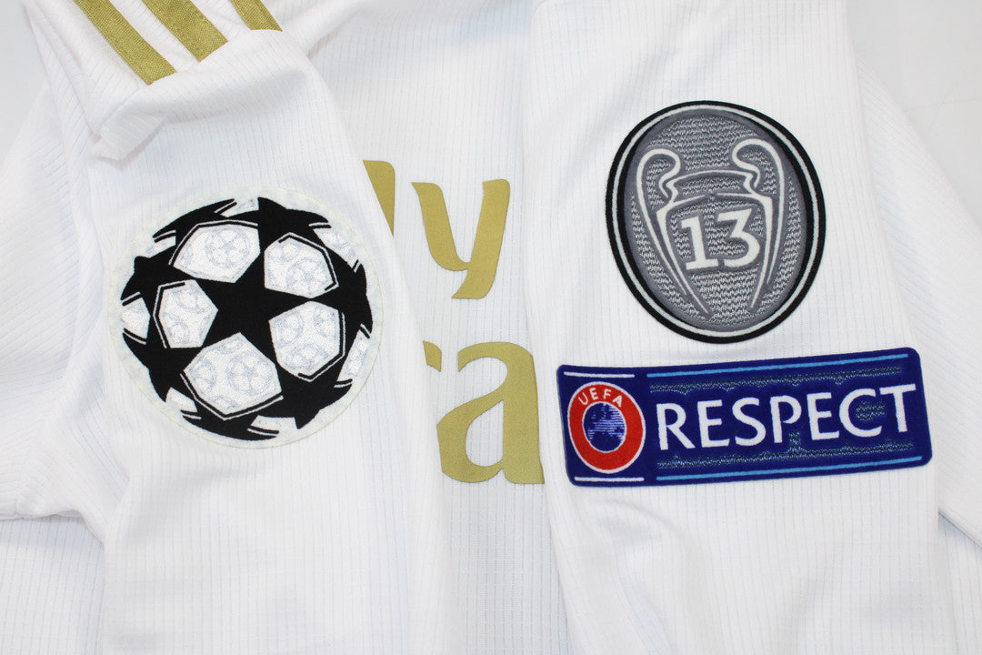 Camisa Real Madrid Manga Longa Home 19/20 - Versão Retrô