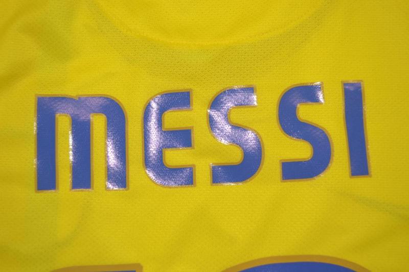 Camisa Barcelona Away 08/09 - Versão Retrô "Messi" Nº 10