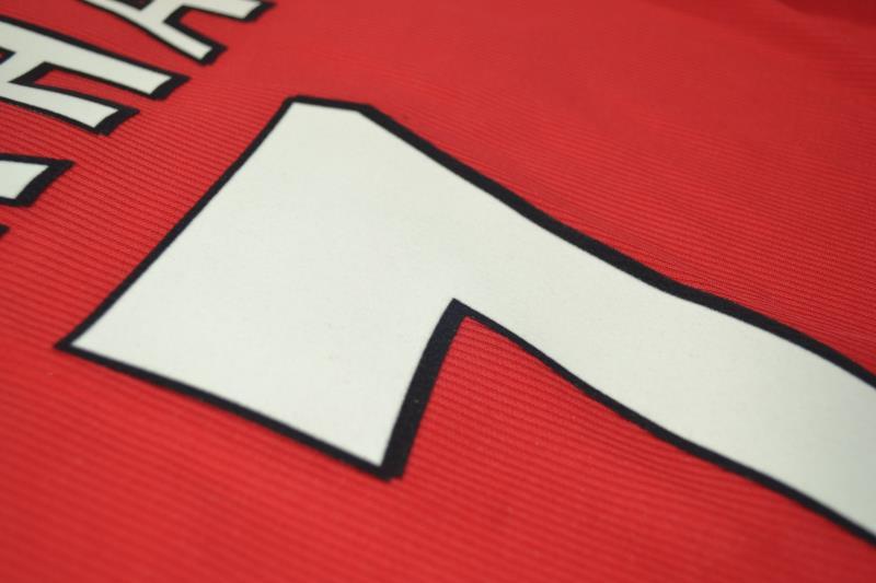 Camisa Manchester United Home 98/99 - Versão Retrô "Beckham" Nº 7