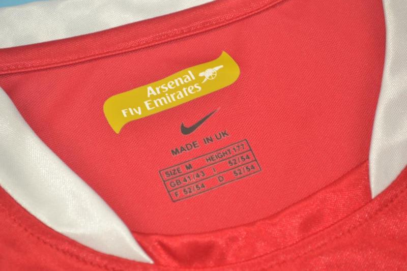 Camisa Arsenal Home 06/07 - Versão Retrô