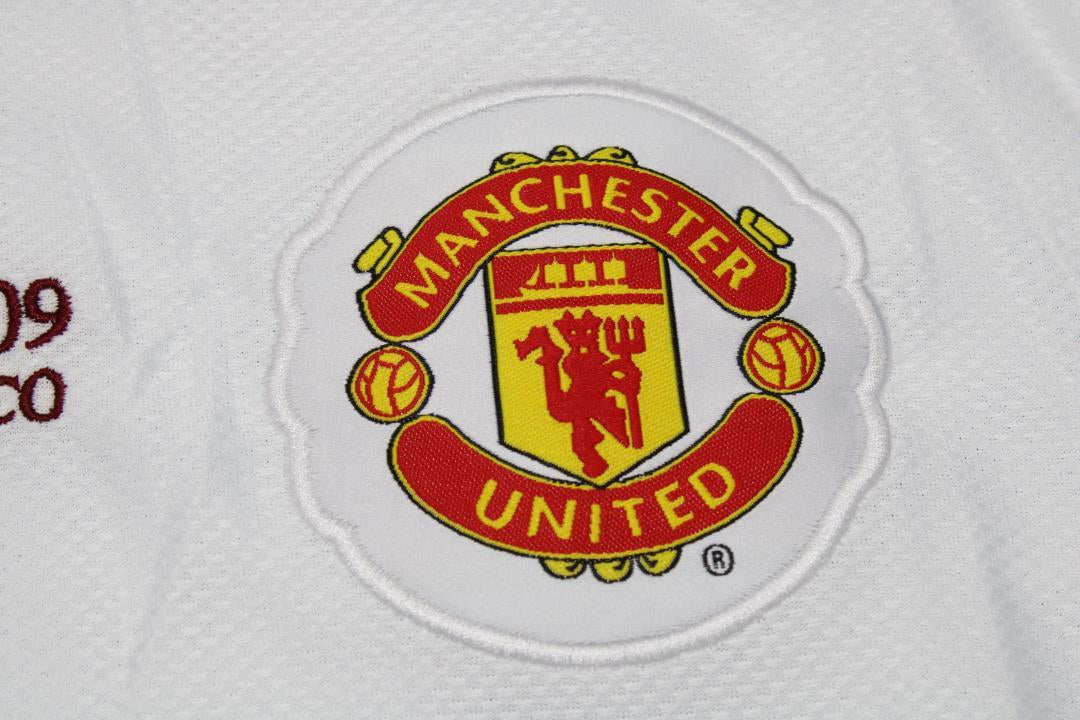 Camisa Manchester United Manga Longa Final Roma 2009 - Versão Retrô