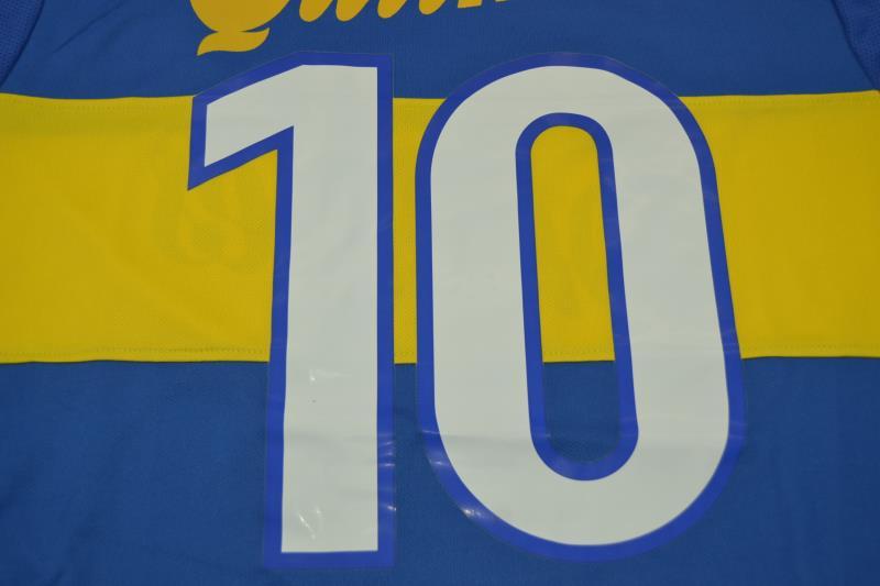 Camisa Boca Juniors Home 99/00 - Versão Retrô "Roman" N° 10