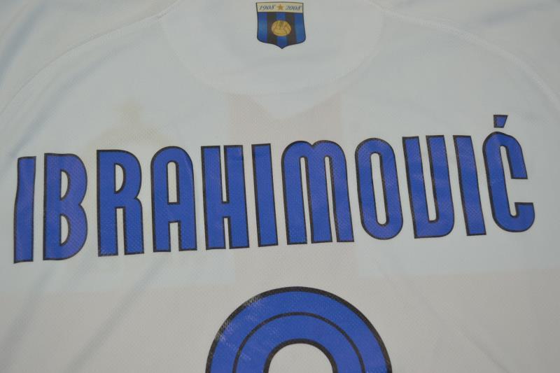 Camisa Retrô Inter de Milão Away  07/08 "Ibrahimović" N°.8