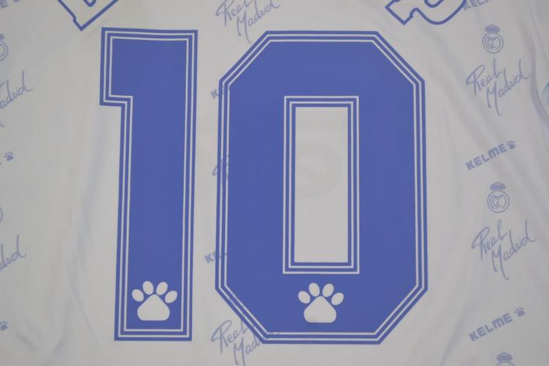 Camisa Real Madrid Home 94/96 - Versão Retrô "Laudrup" Nº 10