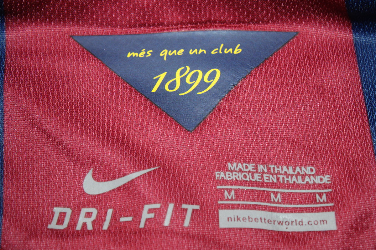 Camisa Barcelona Manga Longa Home 14/15 - Versão Retrô