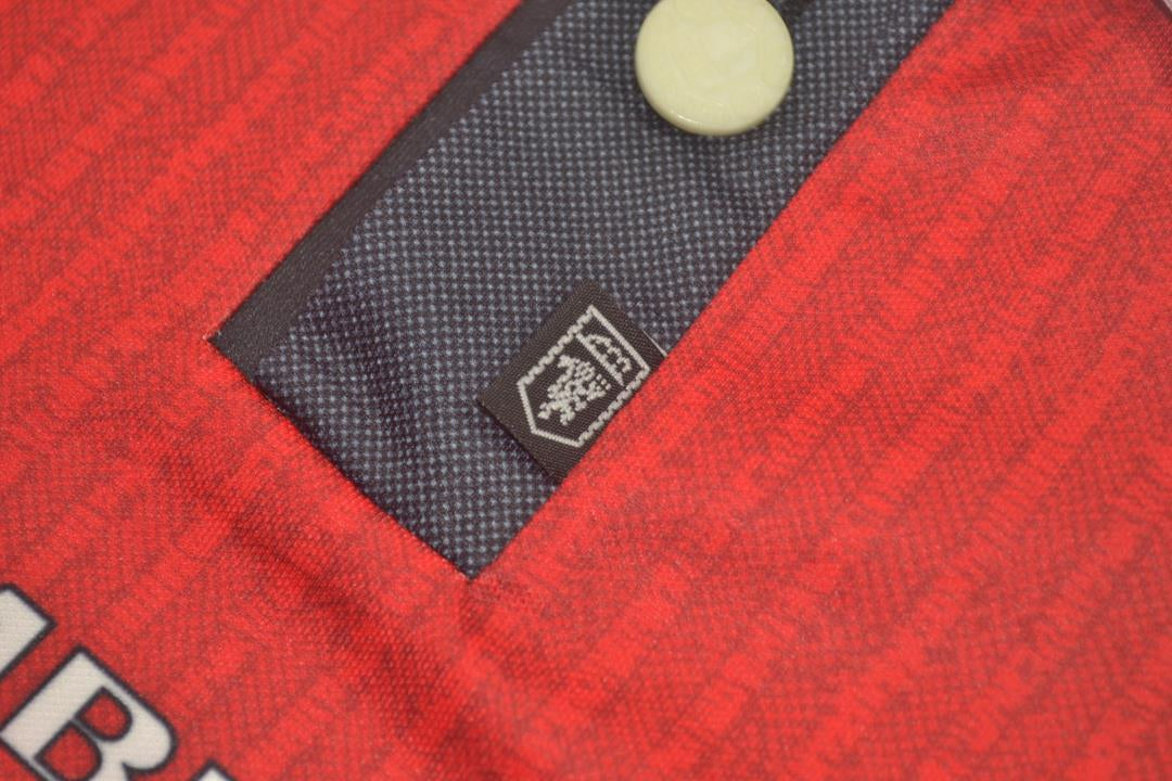 Camisa Manchester United Manga Longa 96/97 - Versão Retrô "Cruyff" Nº 14