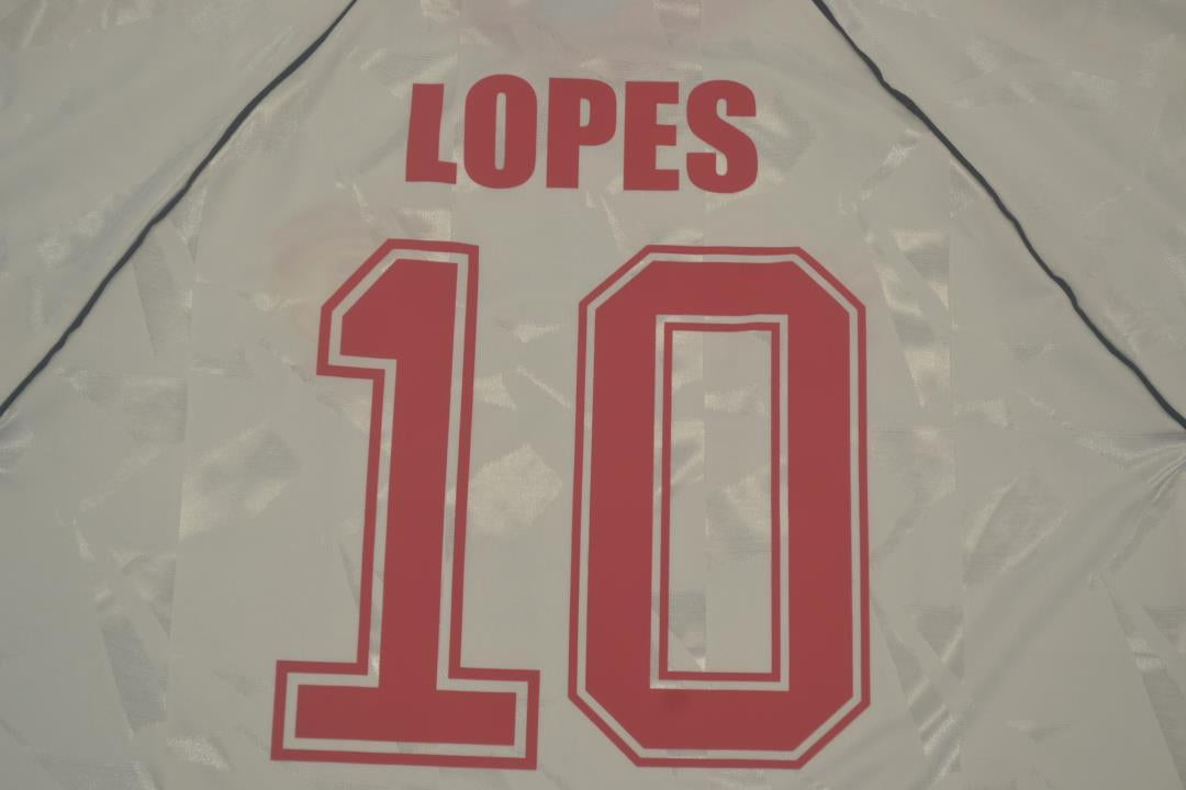 Camisa Manchester United Away 1991 - Versão Retrô "Lopes" Nº 10