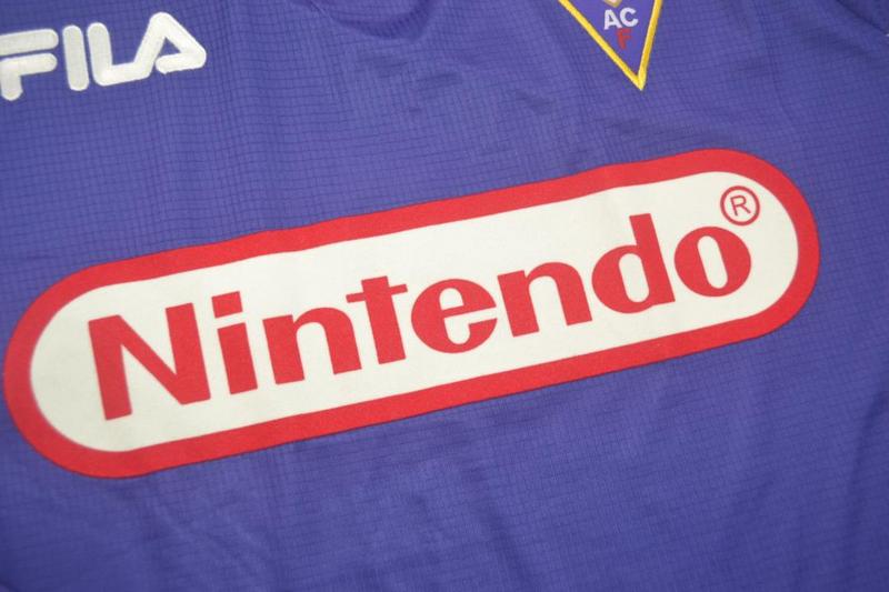 Camisa Fiorentina Manga Longa Home 98/99 - Versão Retrô