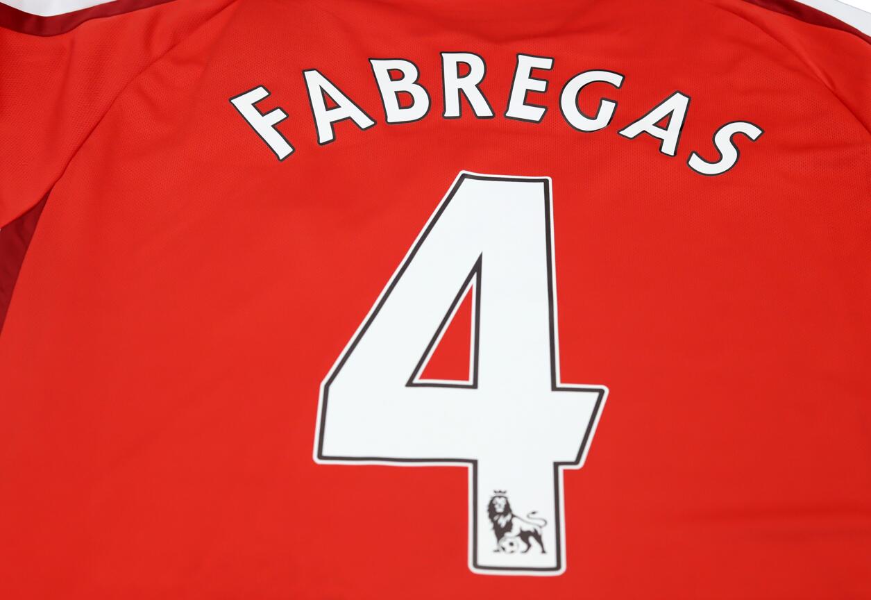 Camisa Arsenal Manga Longa 08/10 - Versão Retrô "Fabregas" Nº 4