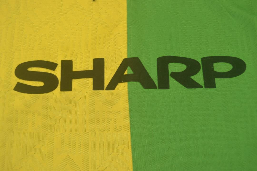 Camisa Manchester United Manga Longa 92/94 - Versão Retrô "Cantona" Nº 7