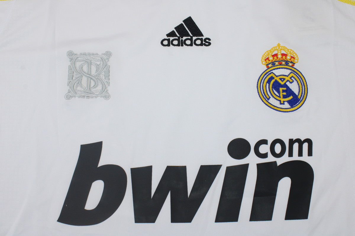 Camisa Real Madrid Manga Longa 09/10 - Versão Retrô "Cristiano Ronaldo" Nº 9