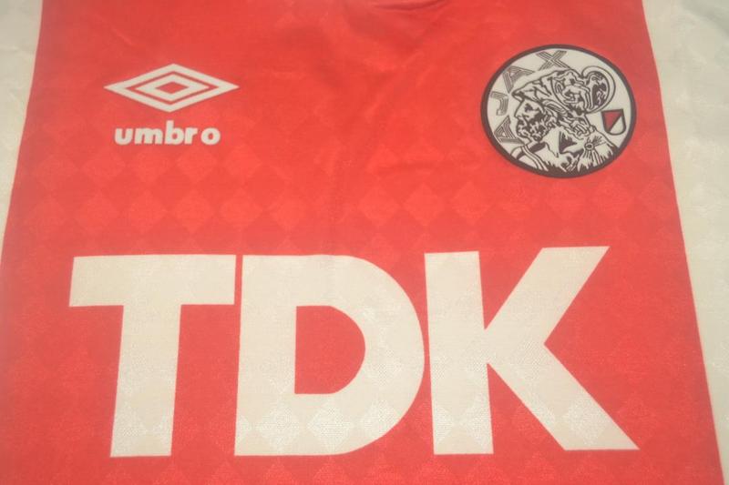 Camisa Ajax Home 90/92 - Versão Retrô