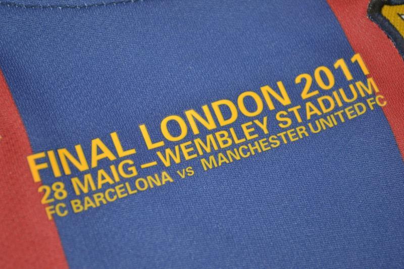 Camisa Barcelona UCL Final 2011 - Versão Retrô "Messi" Nº 10