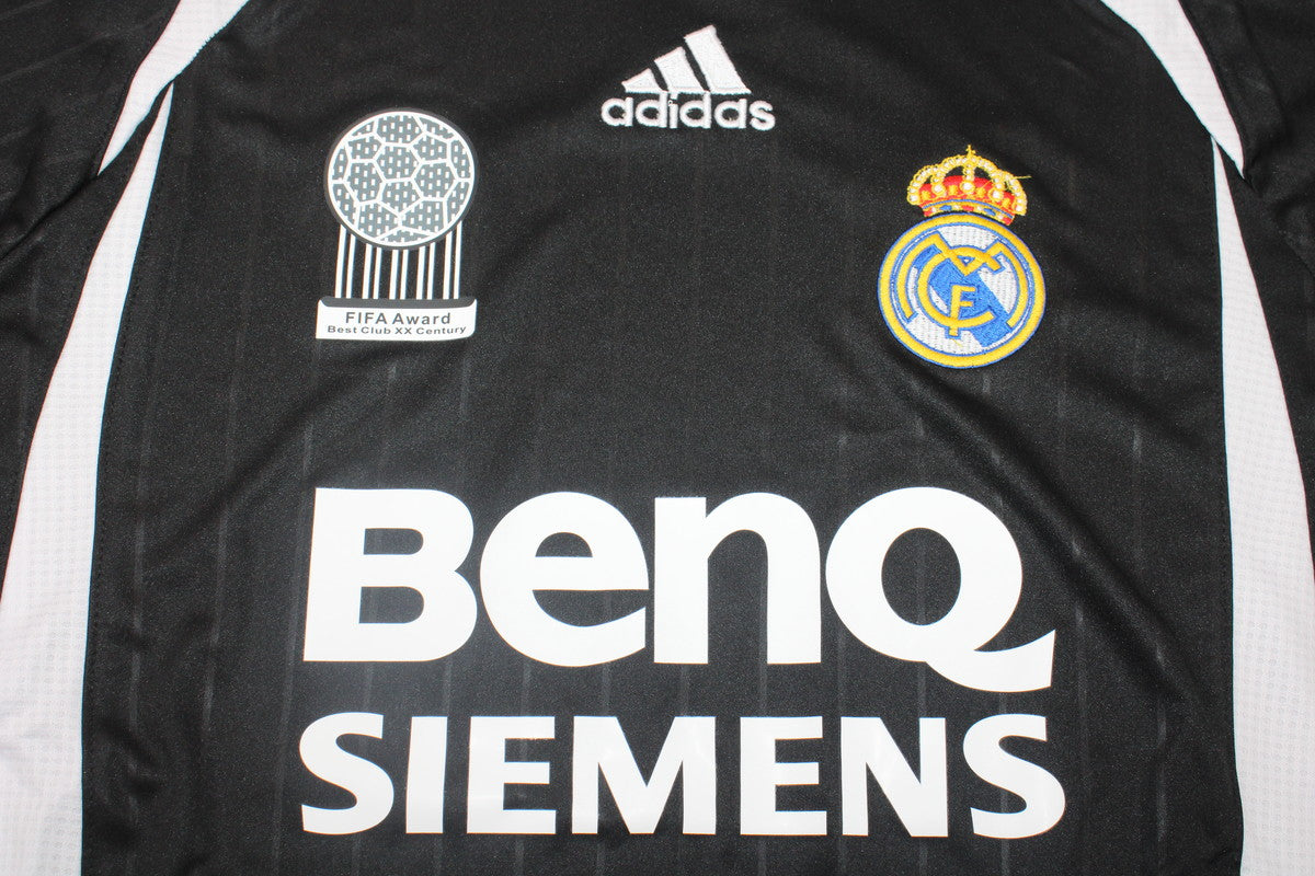 Camisa Real Madrid Manga Longa Away 06/07 - Versão Retrô