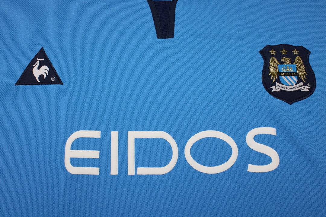 Camisa Manchester City Home 01/02 - Versão Retrô "Haaland" Nº 15