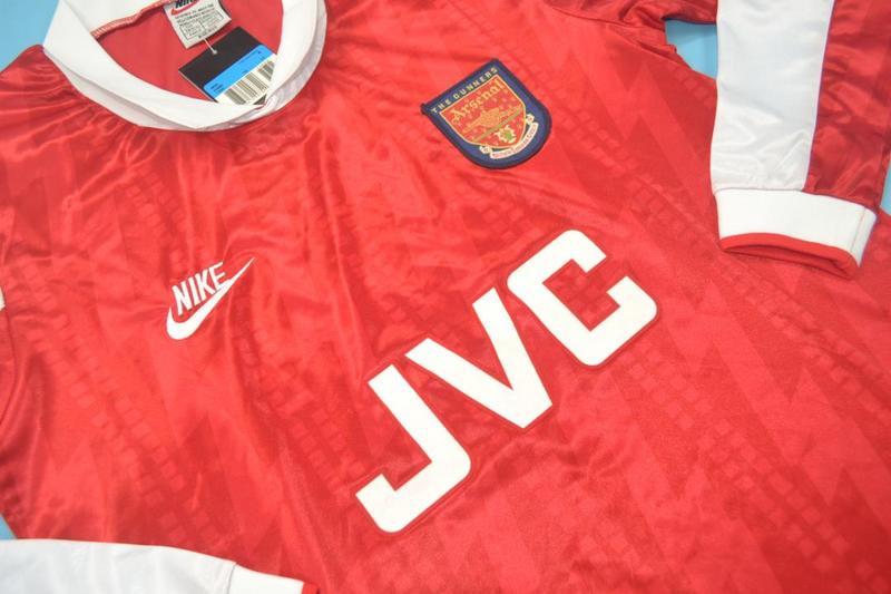 Camisa Arsenal Manga Longa Home 95/96 - Versão Retrô