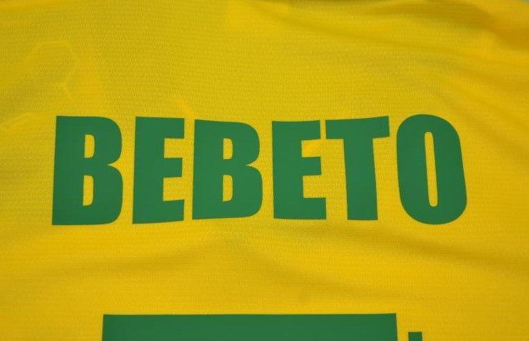Camisa Retrô Brasil Home Copa do Mundo Versão 1994 "Bebeto" N°.7