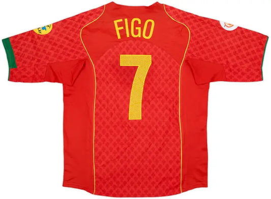 Camisa Retrô Portugal Home 2004 "Figo" N°.7